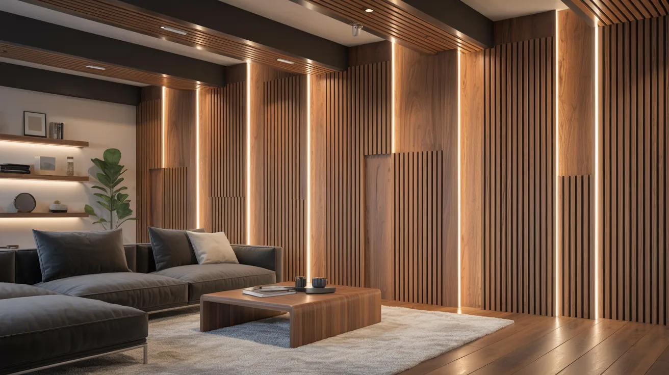 Slat Wood Walls