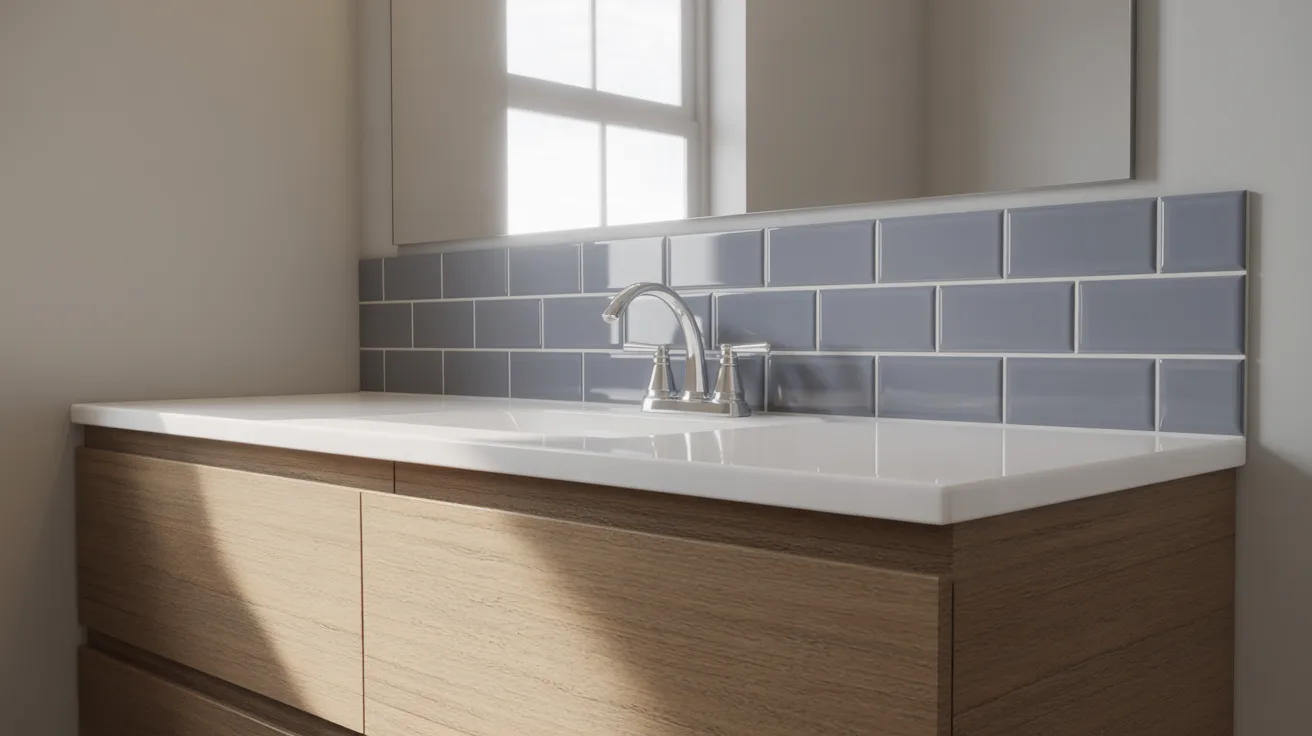 Standard Bathroom Backsplash Height