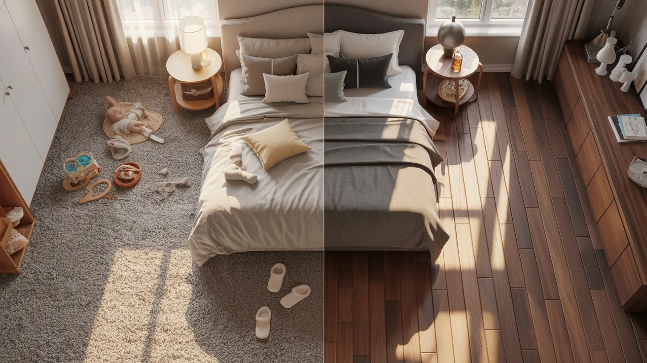 A cozy bedroom featuring a bed, a chair, and a table arranged for comfort and relaxation.