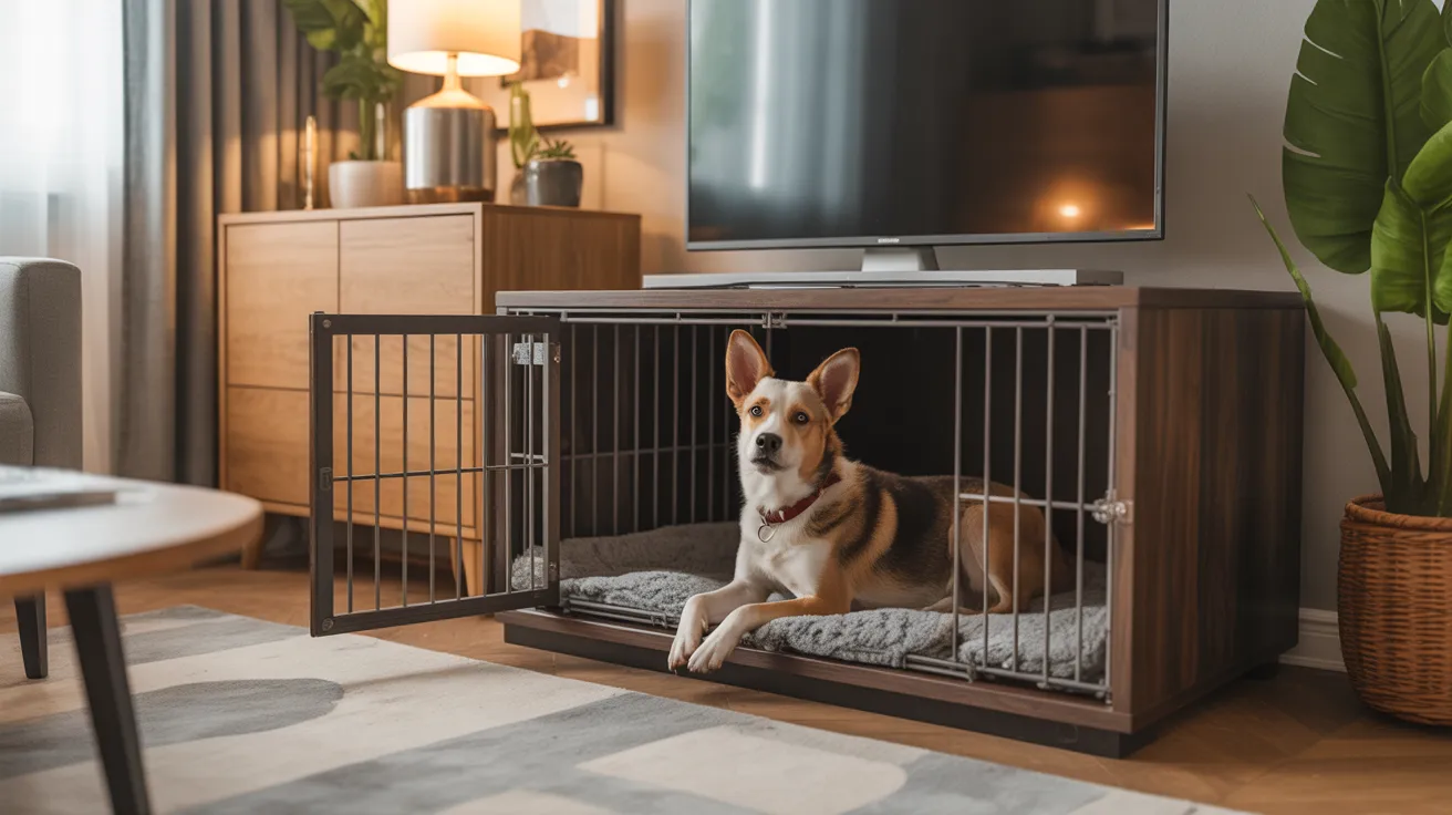 IKEA TV Stand Dog Crate