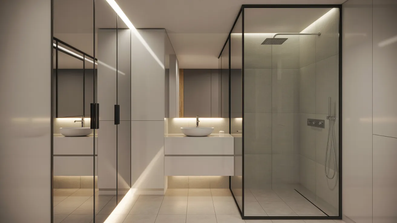 Small Master Bath Layout for Compact Spaces