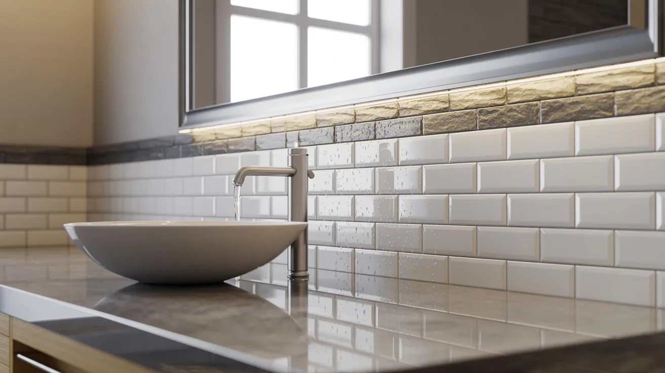 How to Choose the Right Bathroom Backsplash Height