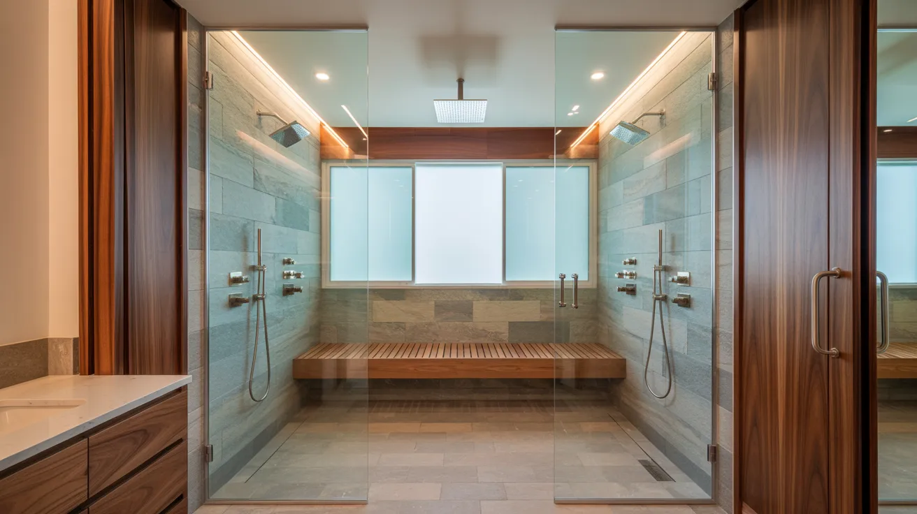 Master Bath Layout with Walk-In Shower