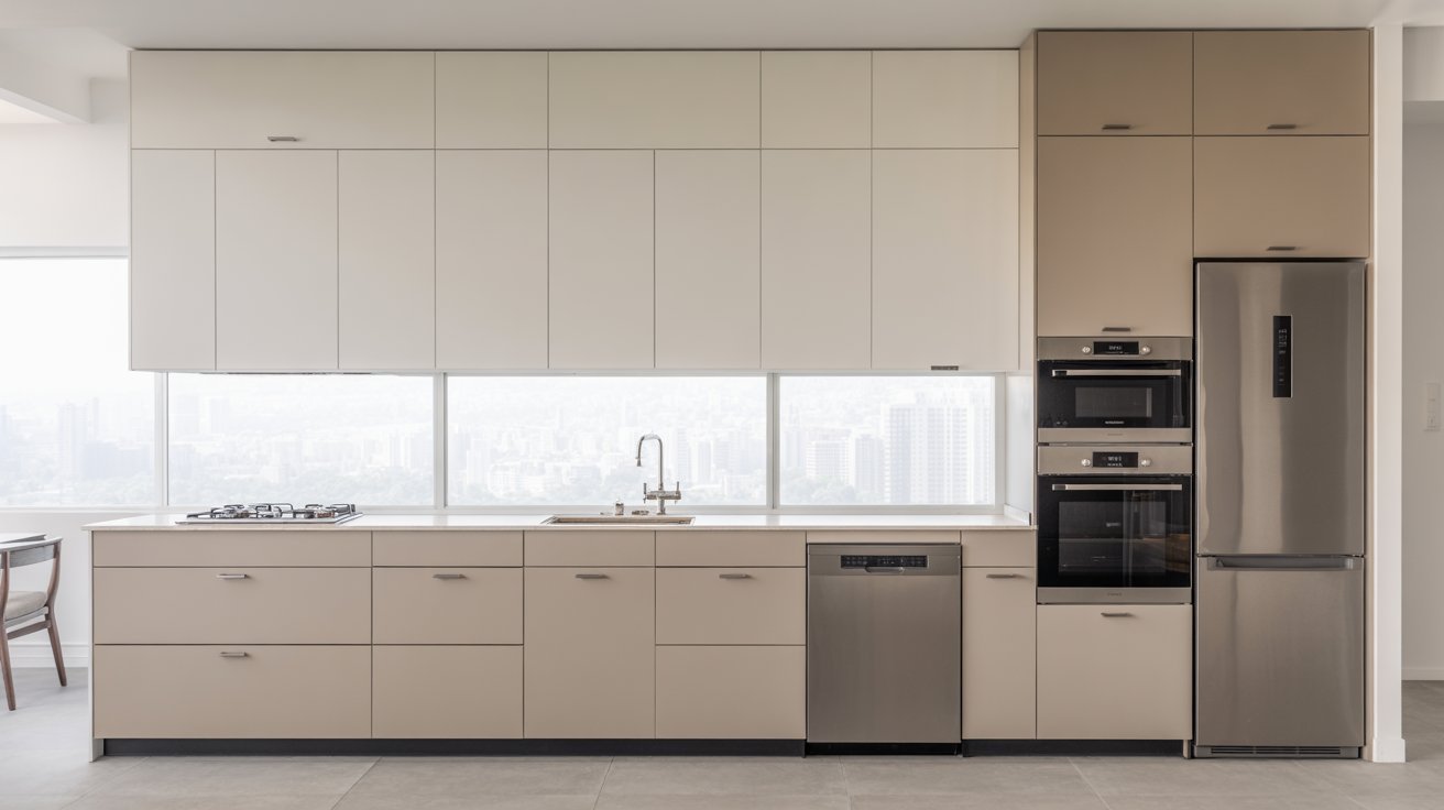 Floor-to-Ceiling Kitchen Cabinets